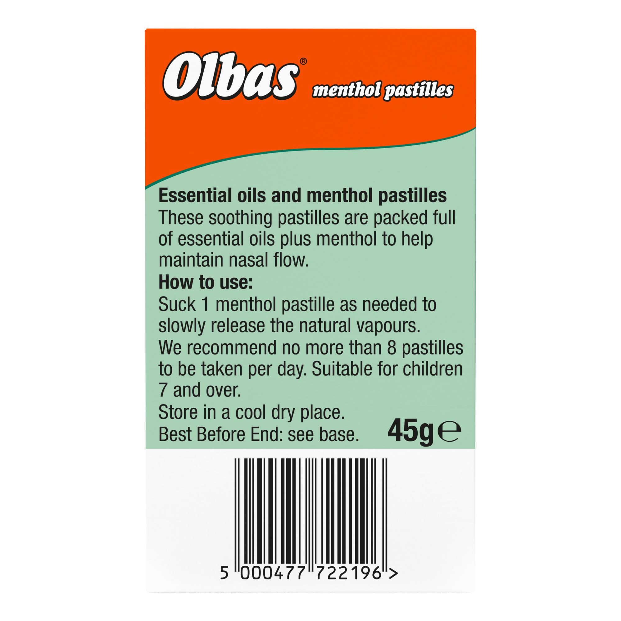 Olbas Menthol Pastilles